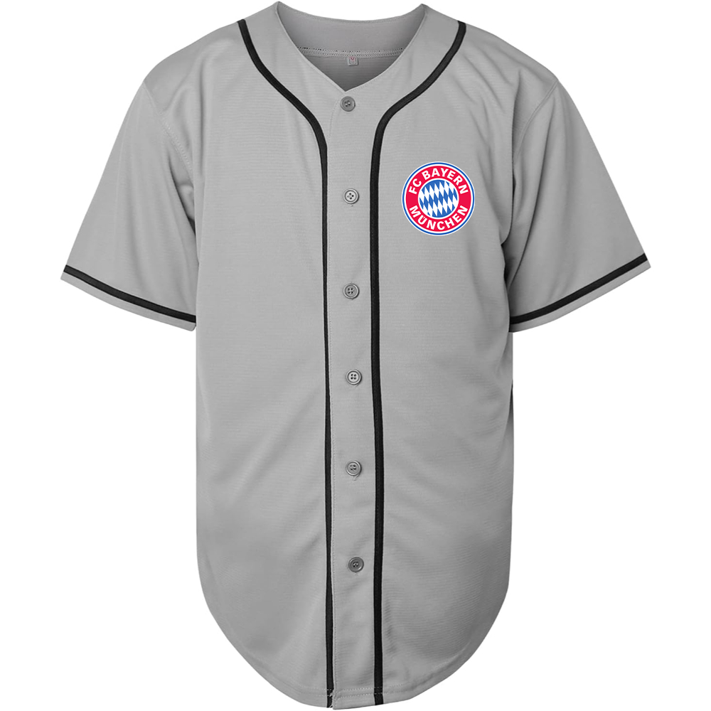 Men's F.C. Bayern Munchen Soccer Baseball Jersey