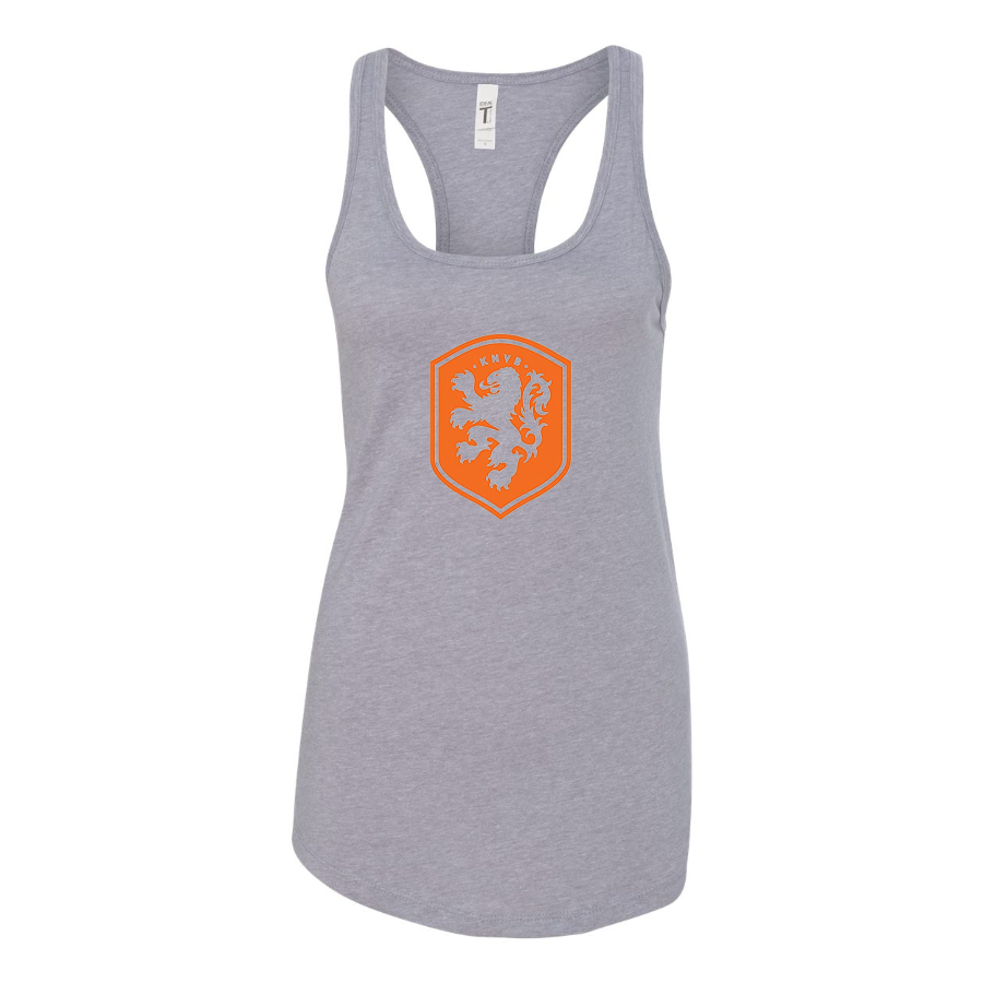 Women's Netherlands National Soccer Team Racerback Tank Top