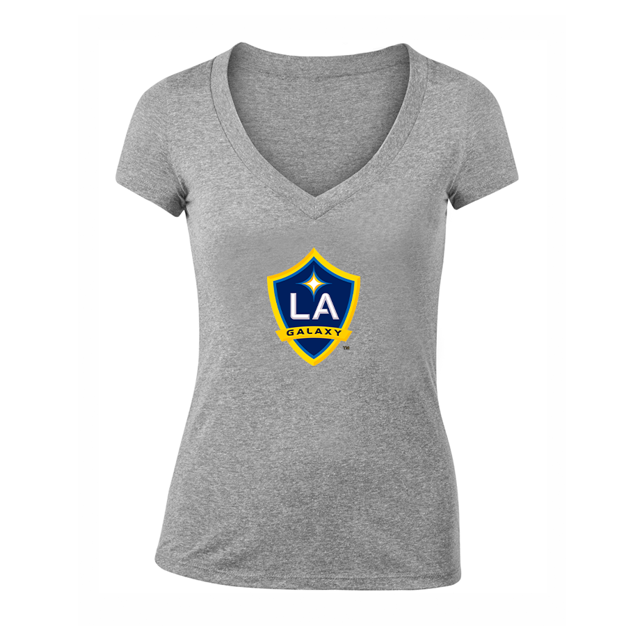 Women's LA Galaxy FC V-Neck T-Shirt