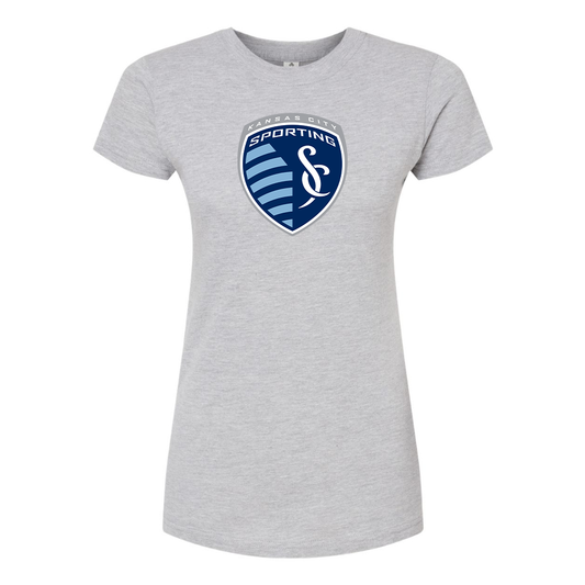 Women's Sporting Kansas City FC Round Neck T-Shirt