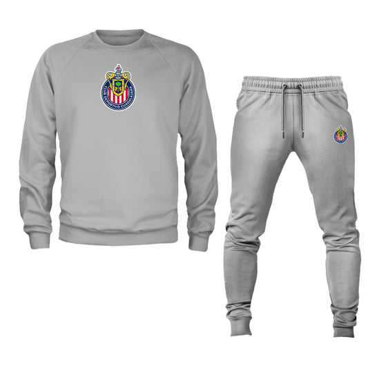 Men's Chivas Football Club Crewneck Sweatshirt Joggers Suit