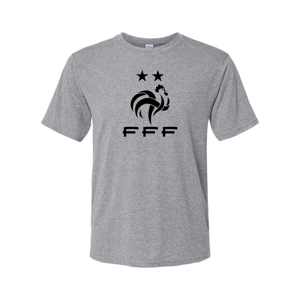 Men's France Soccer Performance T-Shirt