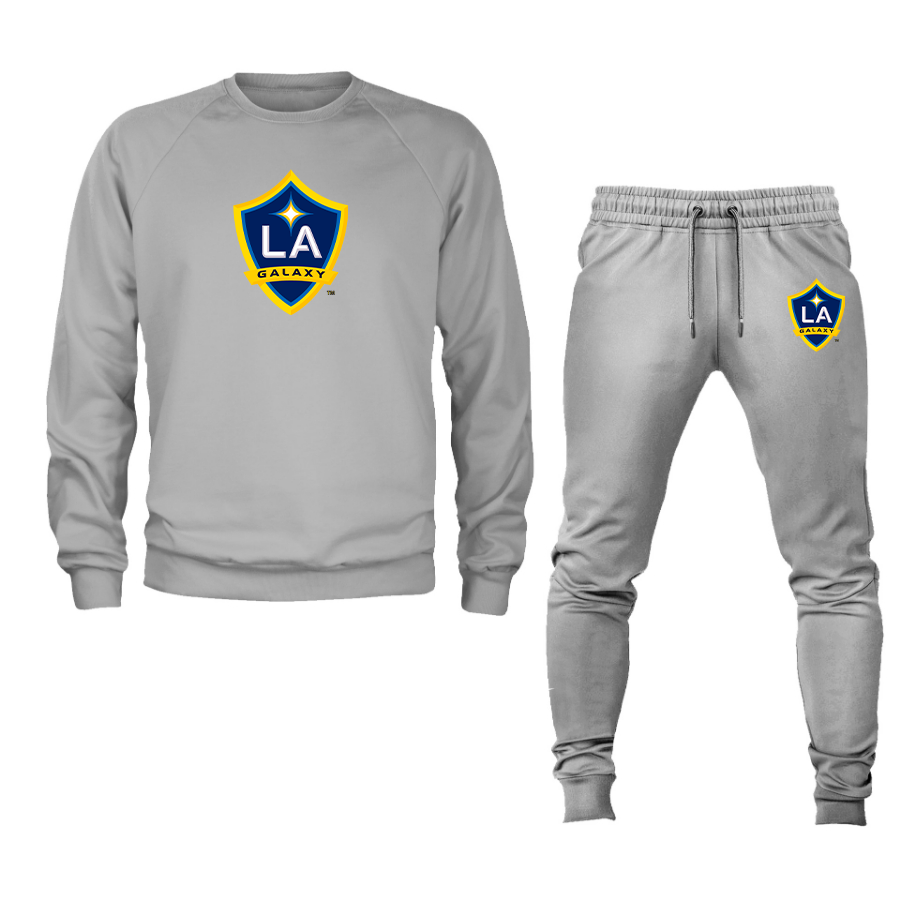 Men's LA Galaxy FC Crewneck Sweatshirt Joggers Suit