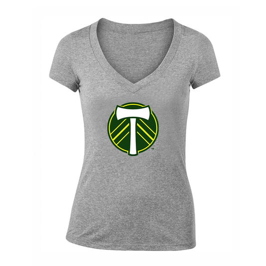 Women's Portland Timbers FC V-Neck T-Shirt