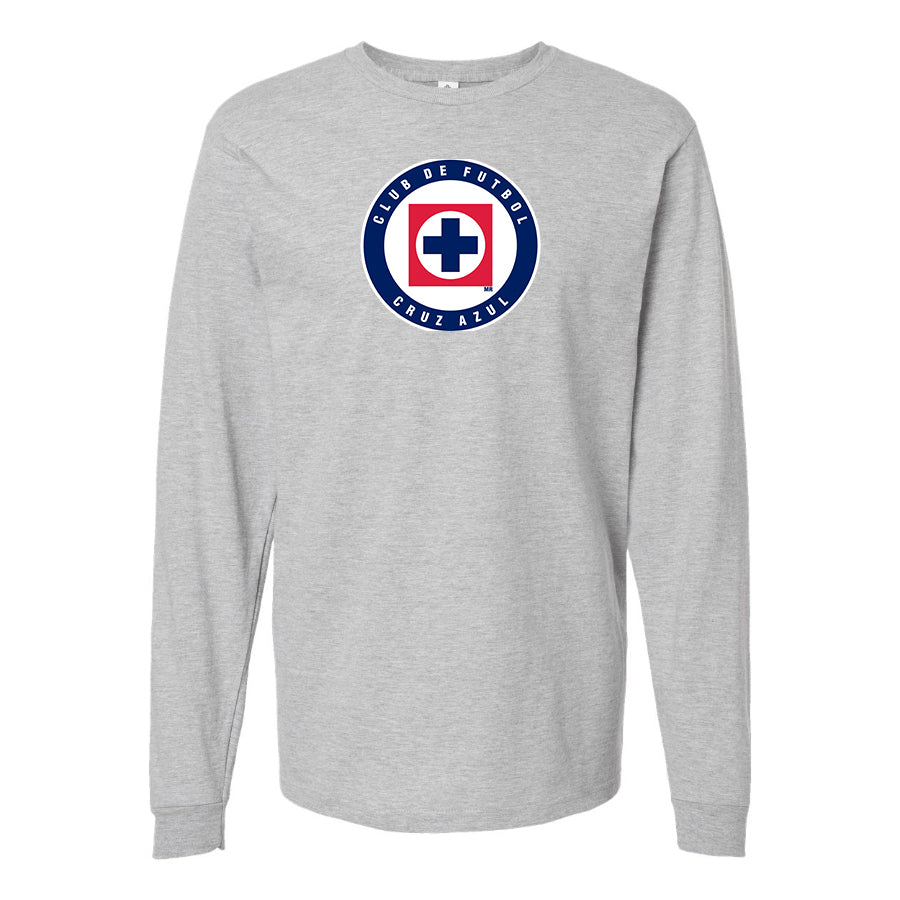 Men's Cruz Azul Football Club Long Sleeve T-Shirt