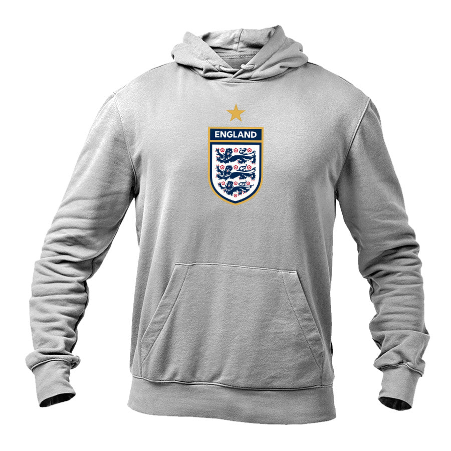 Men's England National Soccer Team Pullover Hoodie