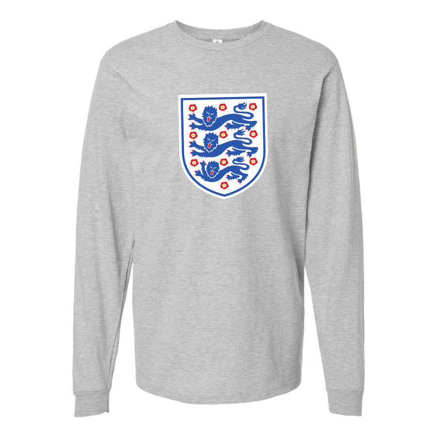 Men's England National Football Team Long Sleeve T-Shirt