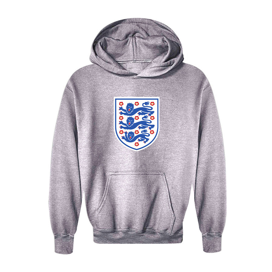 Youth Kids England National Football Team Pullover Hoodie