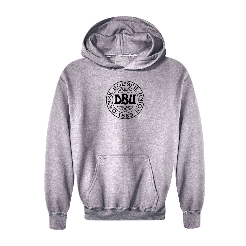 Youth Kids Denmark Soccer Pullover Hoodie