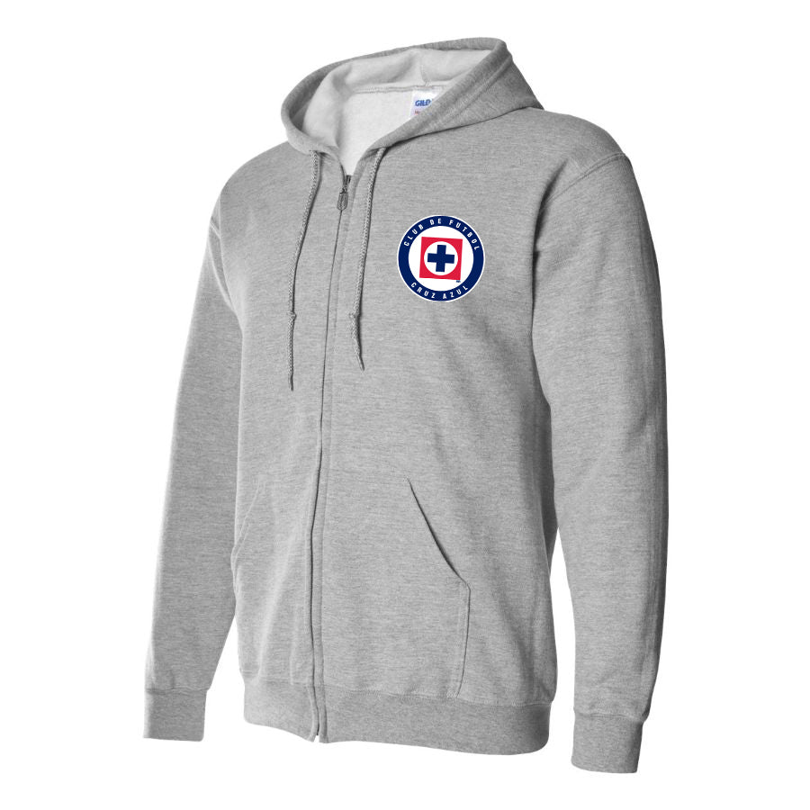 Men's Cruz Azul Football Club Zipper Hoodie