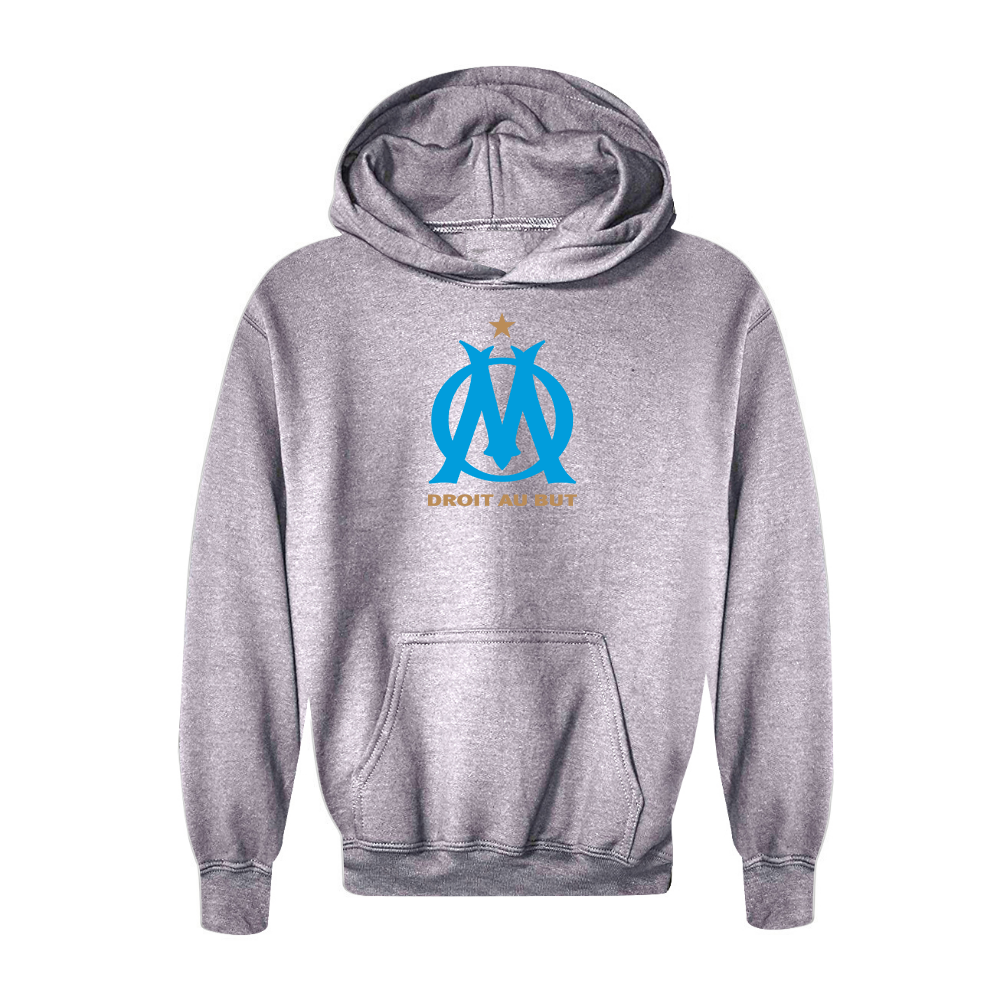 Youth Kids Olympique de Marseille FC Pullover Hoodie