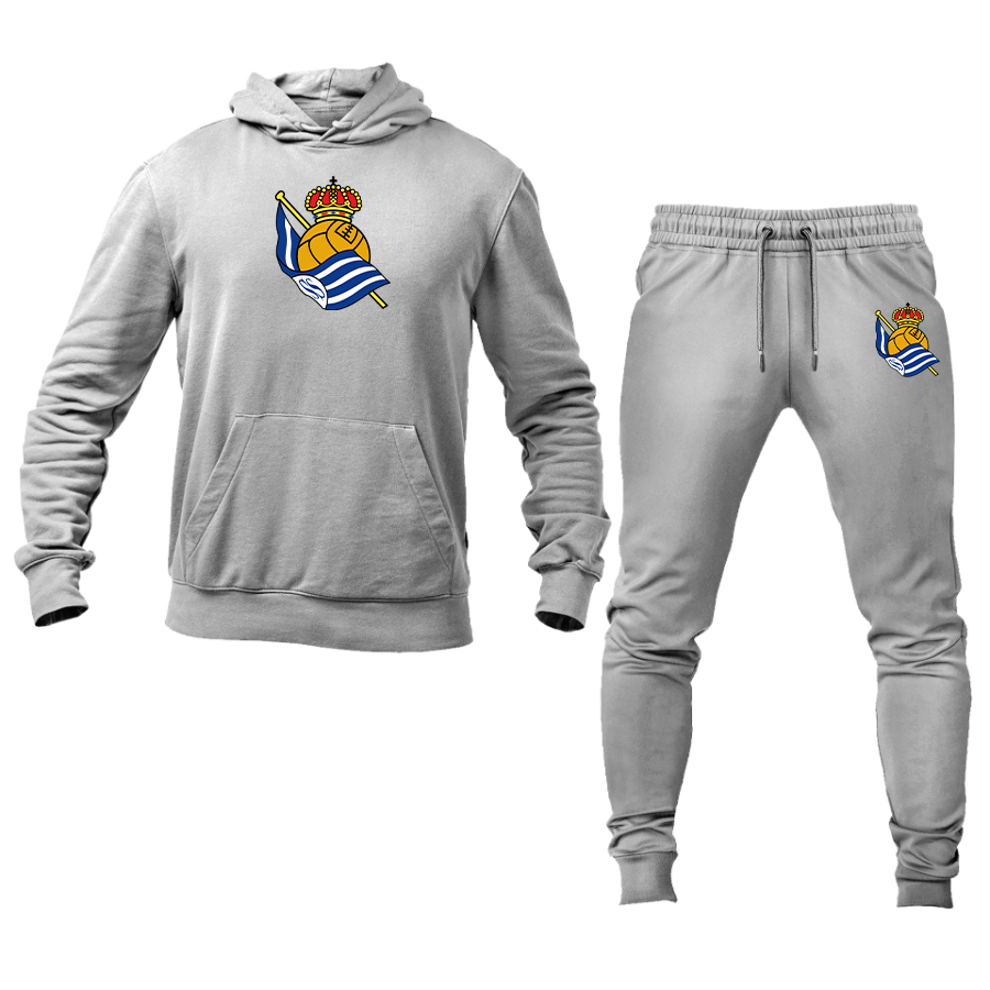 Men's Real Sociedad FC Hoodie Joggers Set