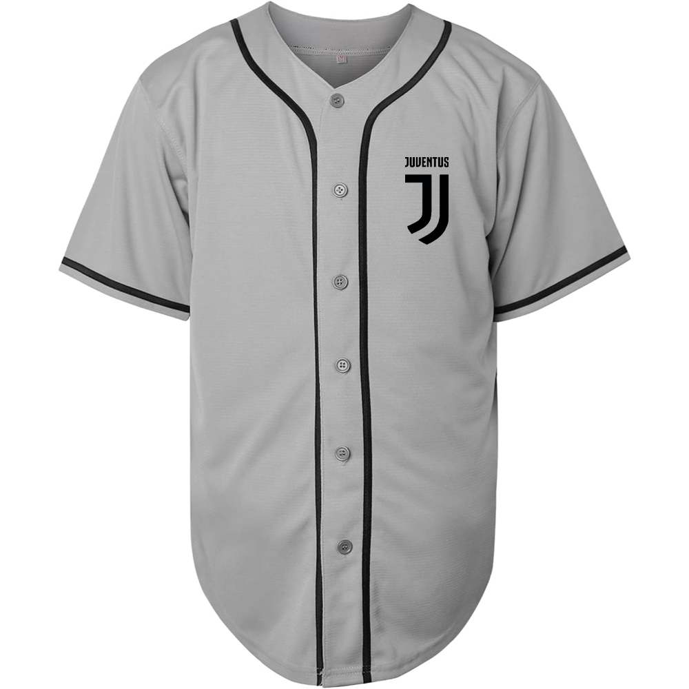 Men's Juventus Soccer Baseball Jersey