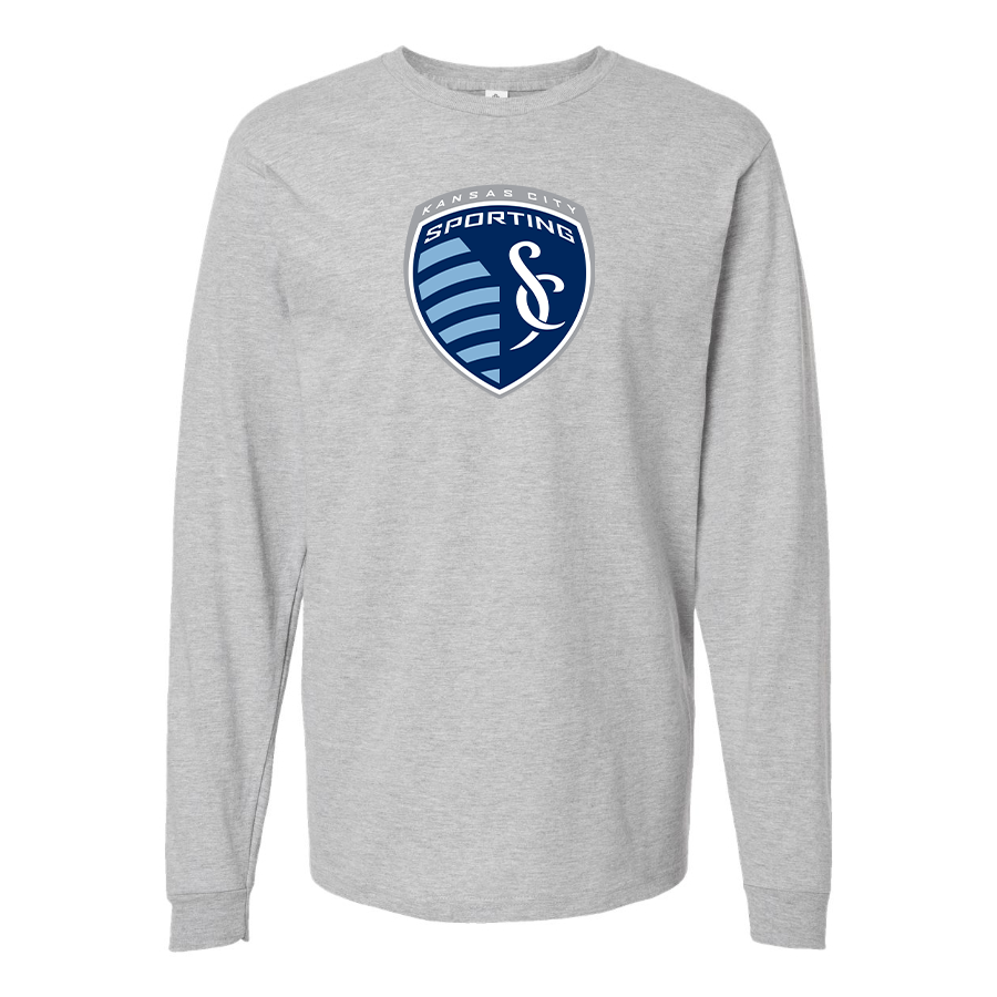 Youth Kids Sporting Kansas City FC Long Sleeve T-Shirt