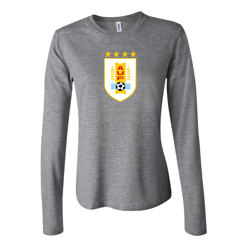 Women's Uruguay National Soccer Team Long Sleeve T-Shirt