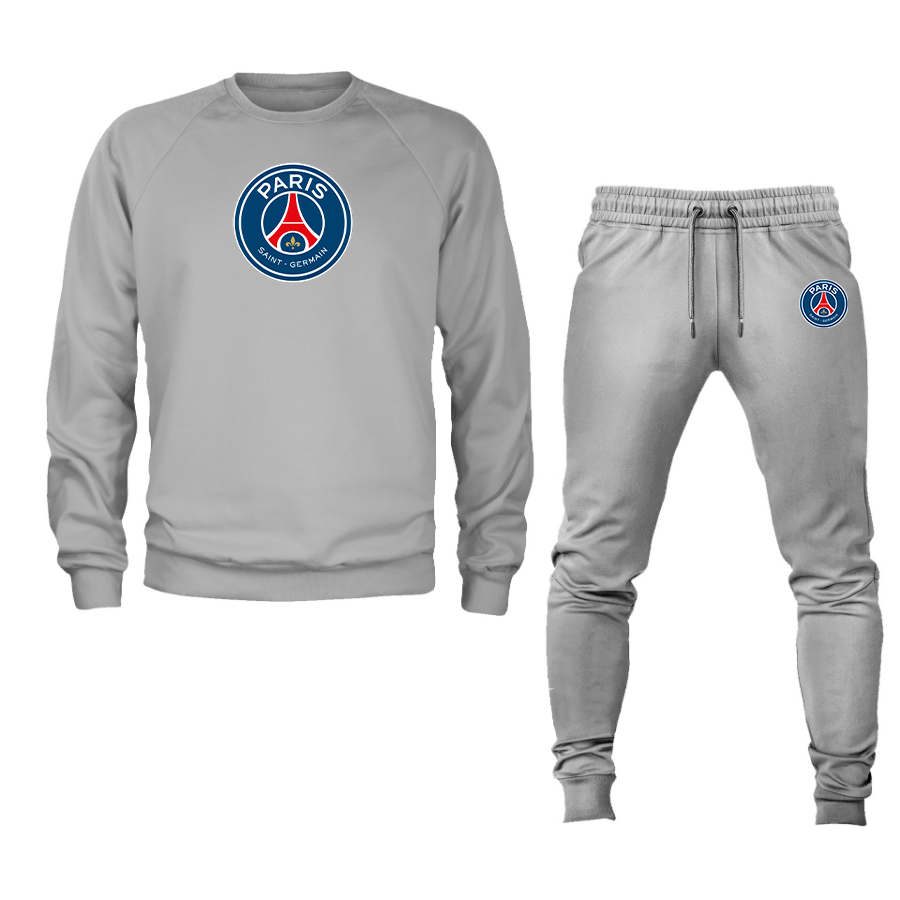 Men’s Paris-Saint Germain Soccer Soccer Logo Crewneck Sweatshirt Joggers Suit