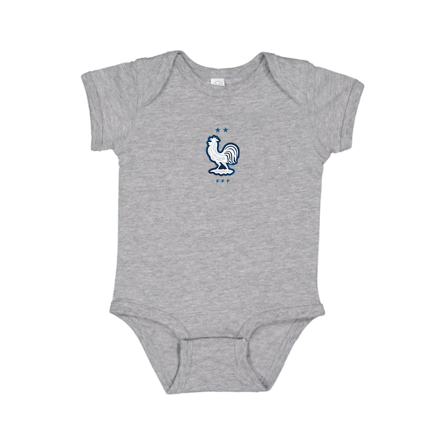 France National Baby Romper Onesie