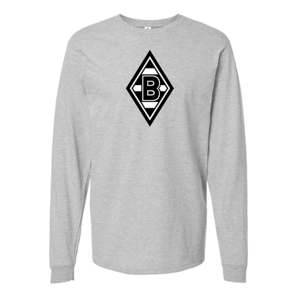 Men's Borussia Monchengladbach FC Cotton Long Sleeve T-Shirt