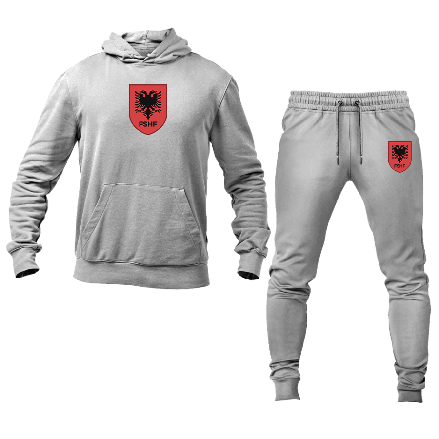 Men's Albania National Soccer Team Hoodie Joggers Set