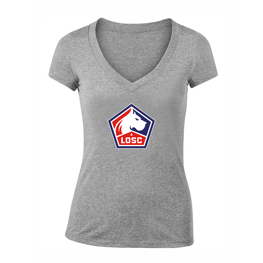 Women's Lille Olympique FC V-Neck T-Shirt