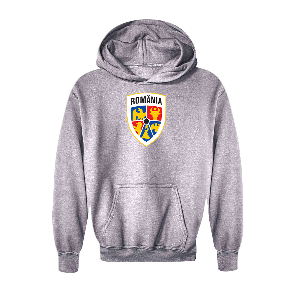 Youth Kids Romania National Soccer Team Pullover Hoodie