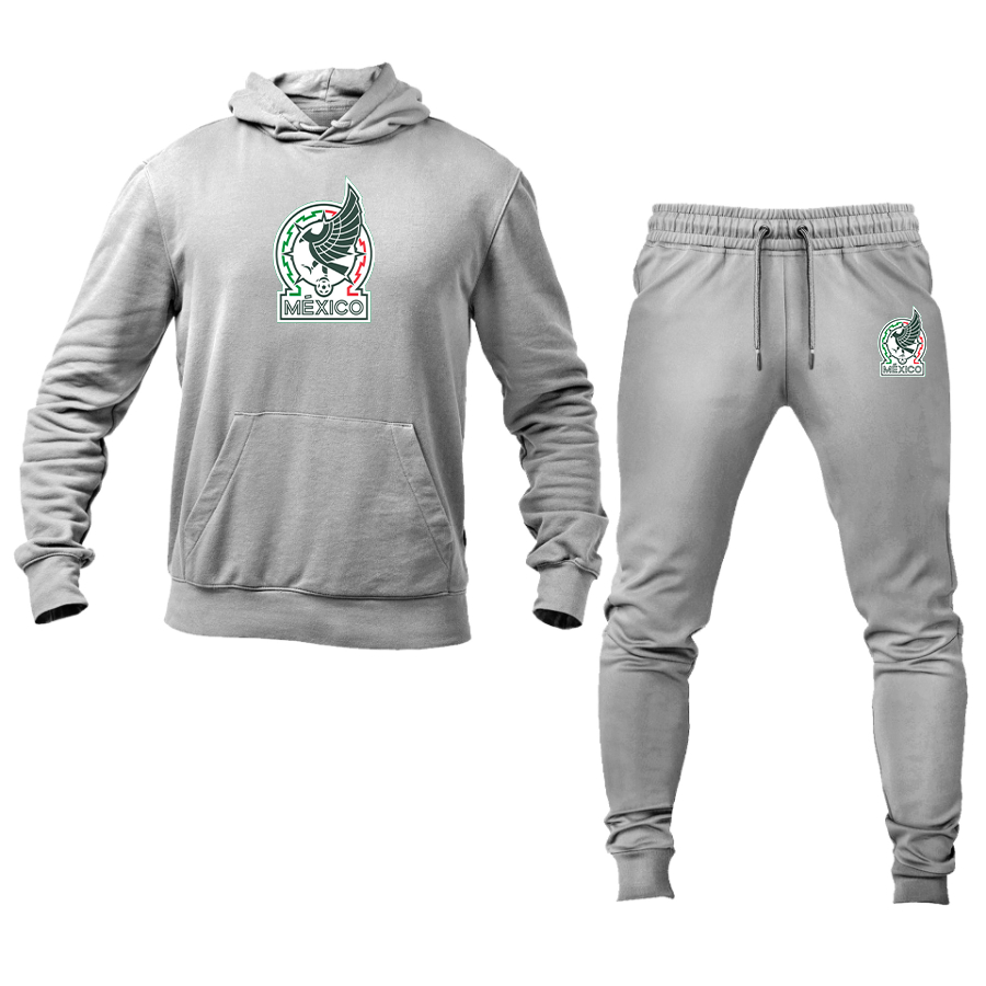 Men’s Mexico Soccer Soccer Logo Hoodie Joggers Set