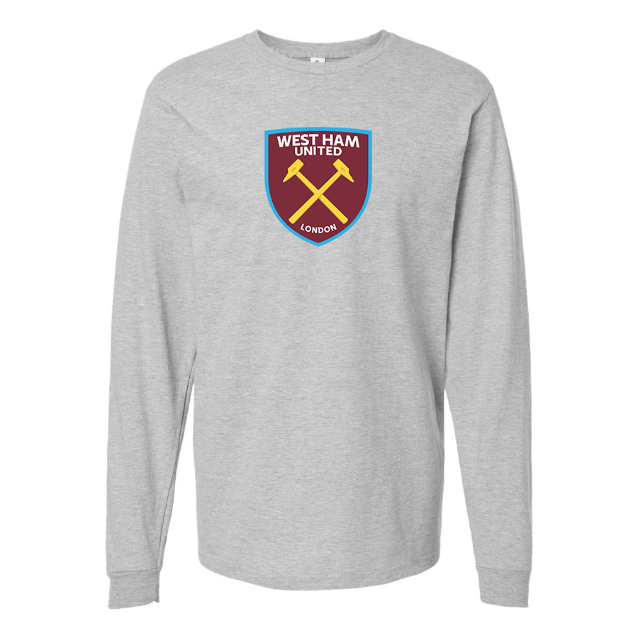 Men's West Ham United FC Cotton Long Sleeve T-Shirt
