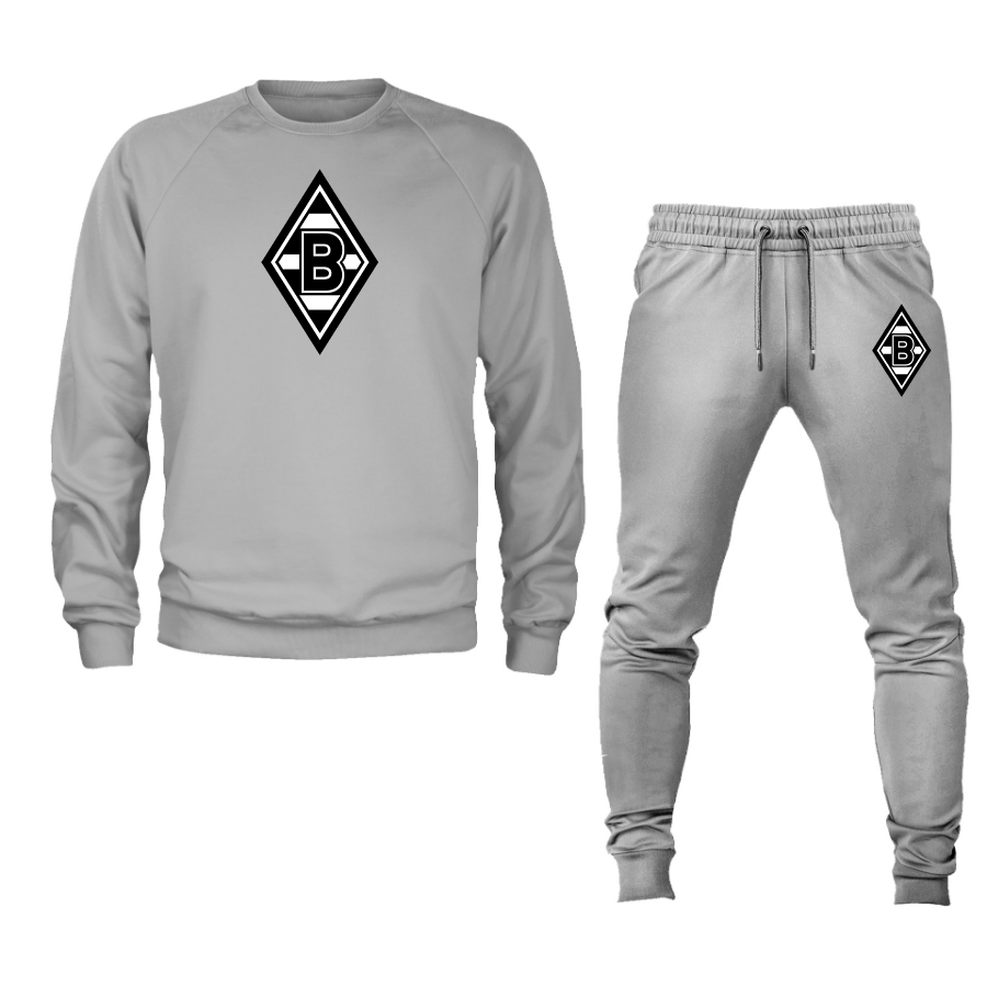 Men's Borussia Monchengladbach FC Crewneck Sweatshirt Joggers Suit