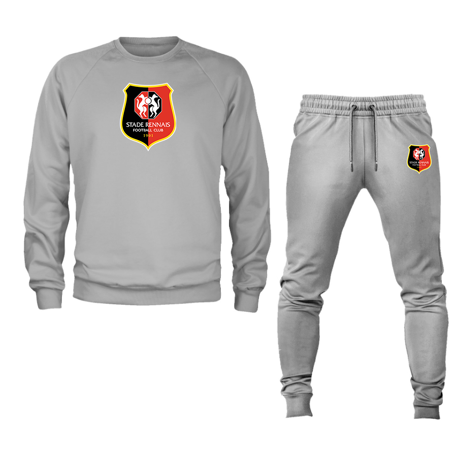 Men's Stade Rennais FC Crewneck Sweatshirt Joggers Suit