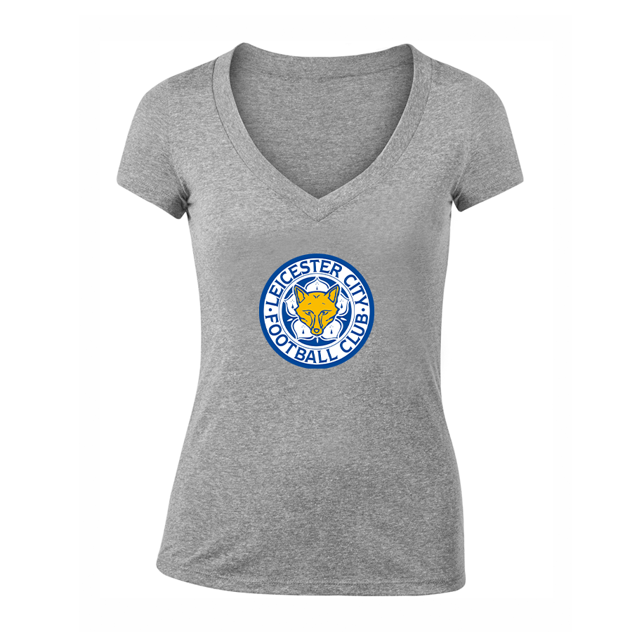 Women's Leicester City FC V-Neck T-Shirt