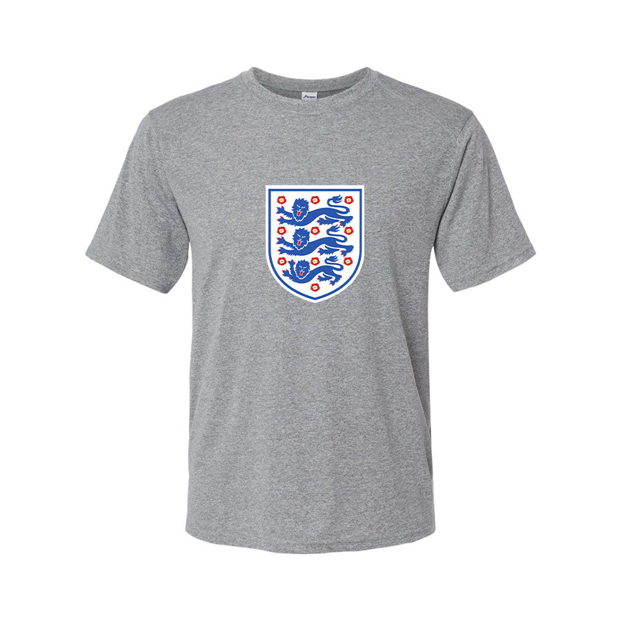 Youth Kids England National Football Team Performance T-Shirt