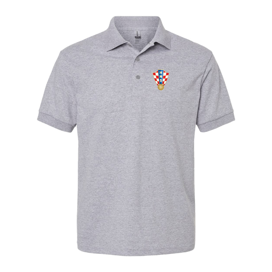 Men's Croatia National Soccer Team Dry Blend Polo