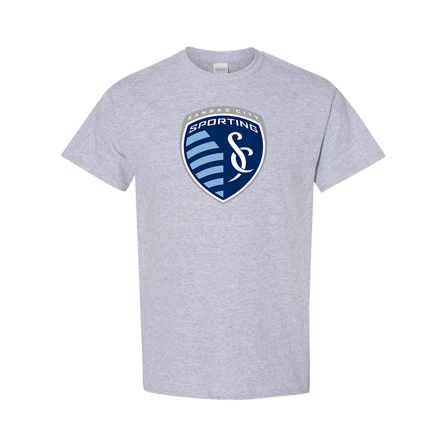 Youth Kids Sporting Kansas City FC Cotton T-Shirt