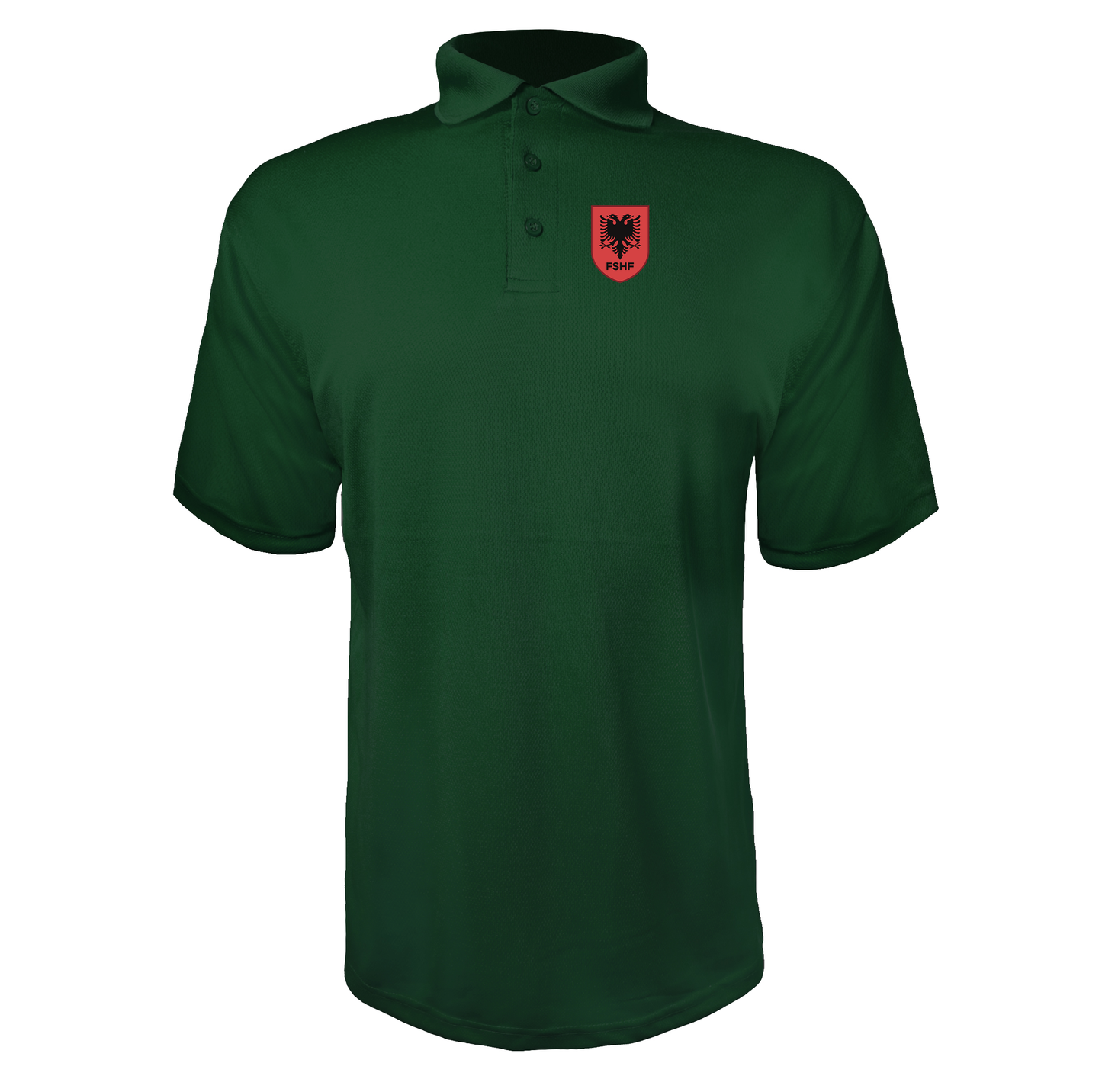 Men's Albania National Soccer Team Polyester Polo