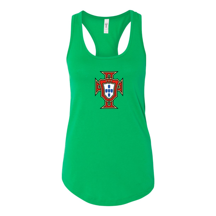 Women's Portugal National Soccer Team Racerback Tank Top