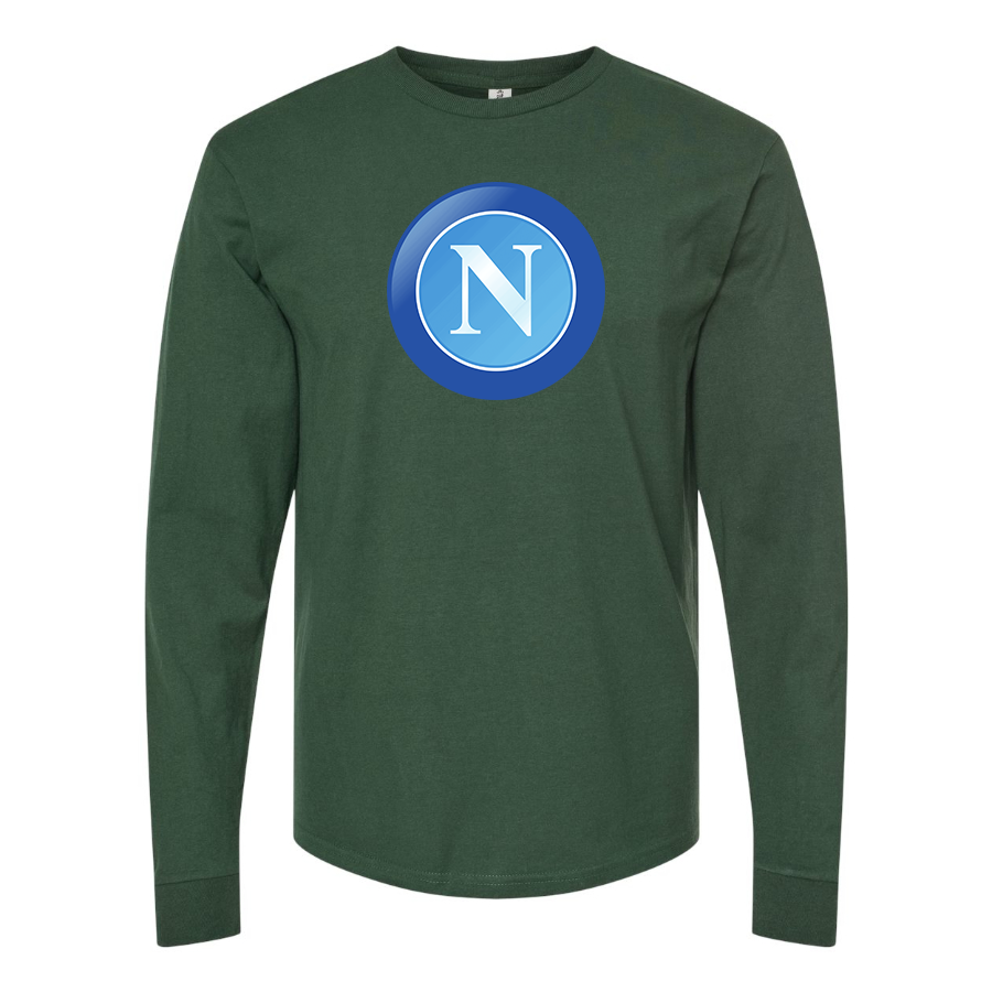 Men's Napoli FC Cotton Long Sleeve T-Shirt