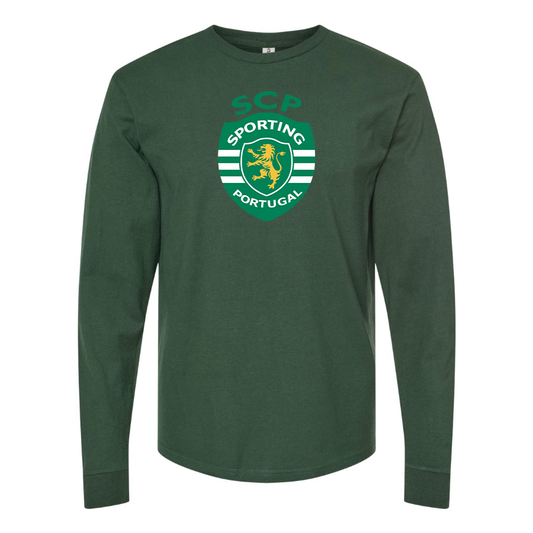 Men's Sporting CP FC Cotton Long Sleeve T-Shirt