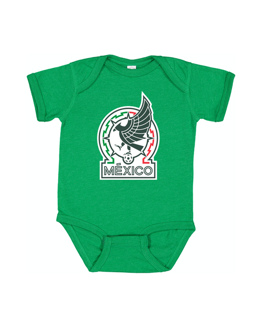 Baby Mexico Soccer Romper Onesie