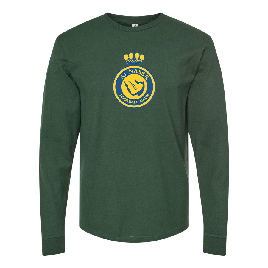 Men's Al Nassr FC Cotton Long Sleeve T-Shirt