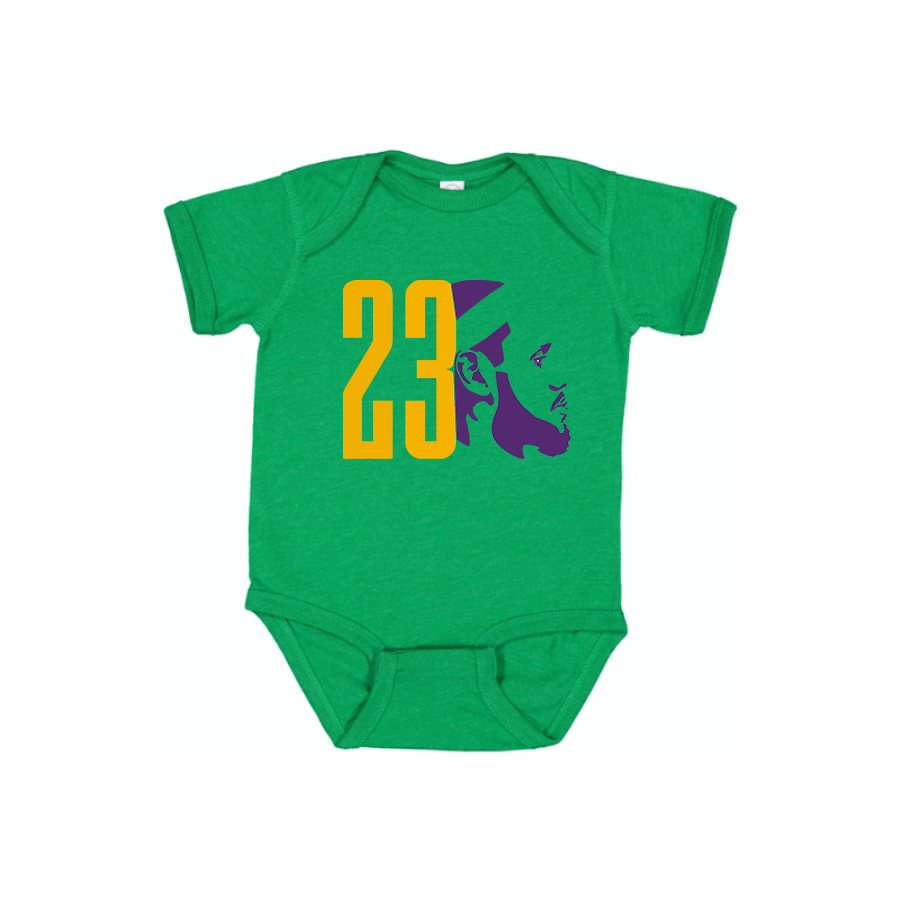 Lebron James 23 Baby Romper Onesie