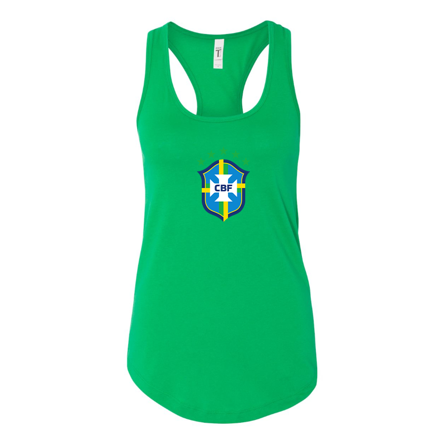 Women's Brazil National Soccer Team Racerback Tank Top