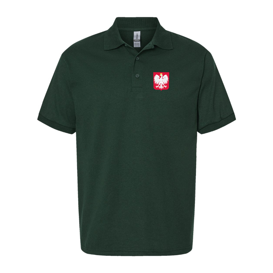 Men's Poland National Soccer Team Dry Blend Polo