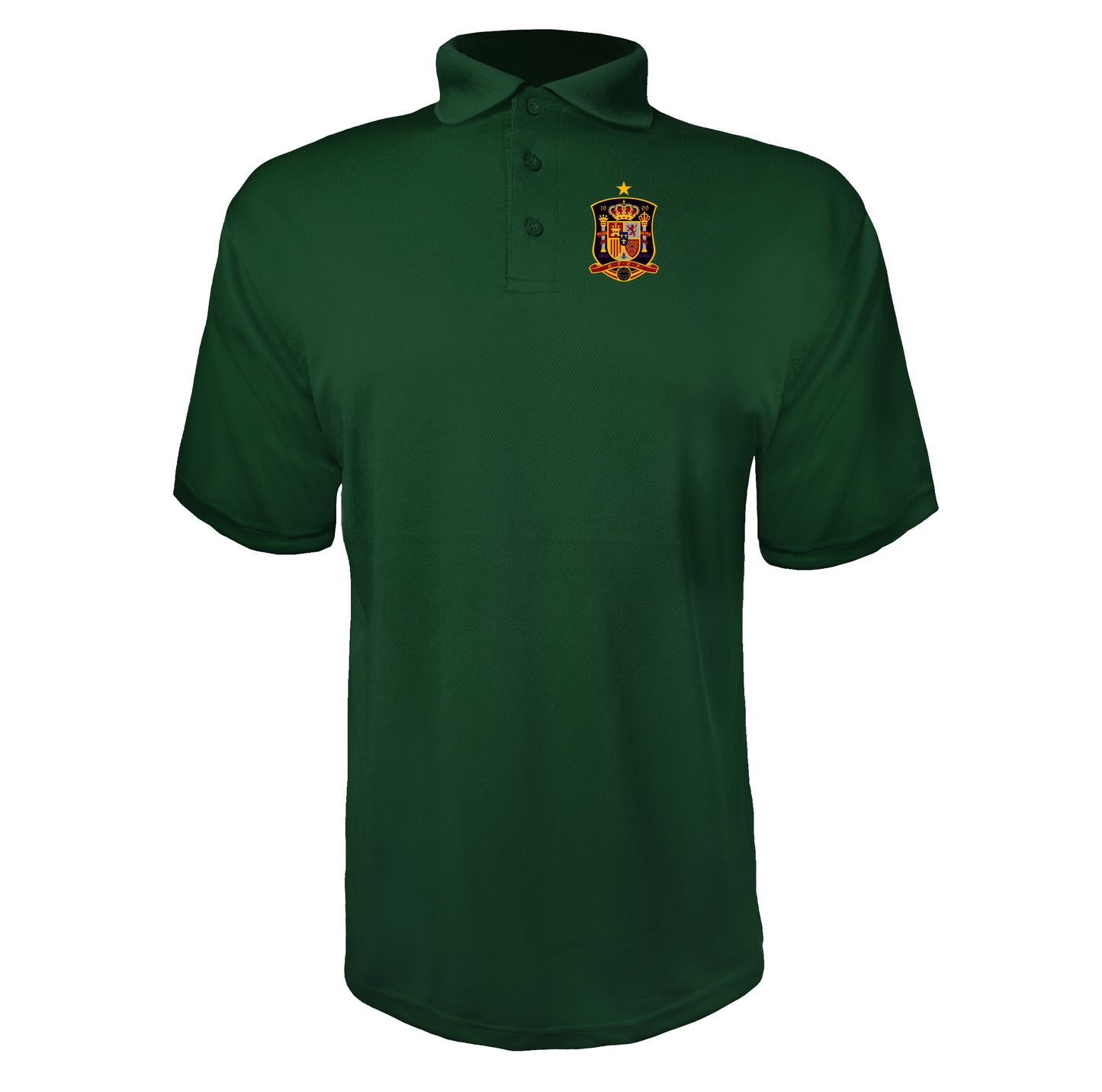 Men's Spain National Soccer Team Polyester Polo