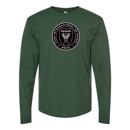 Men's Inter Miami FC Cotton Long Sleeve T-Shirt