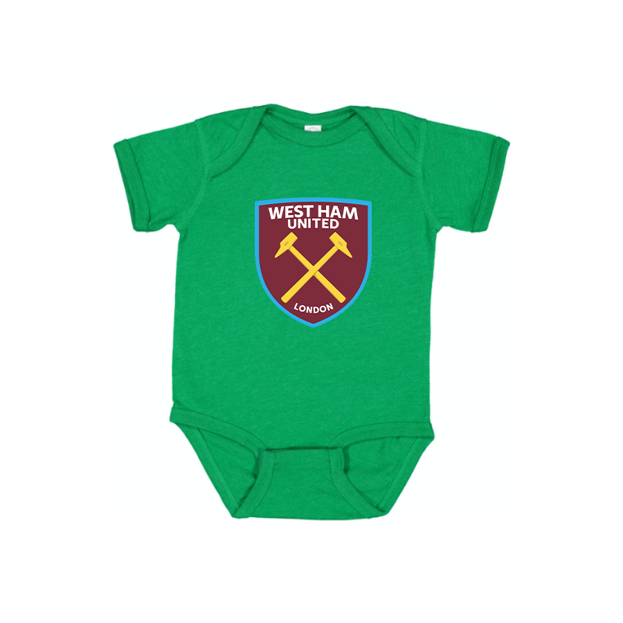 West Ham United FC Baby Romper Onesie