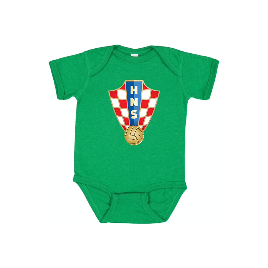 Croatia National Soccer Team Baby Romper Onesie