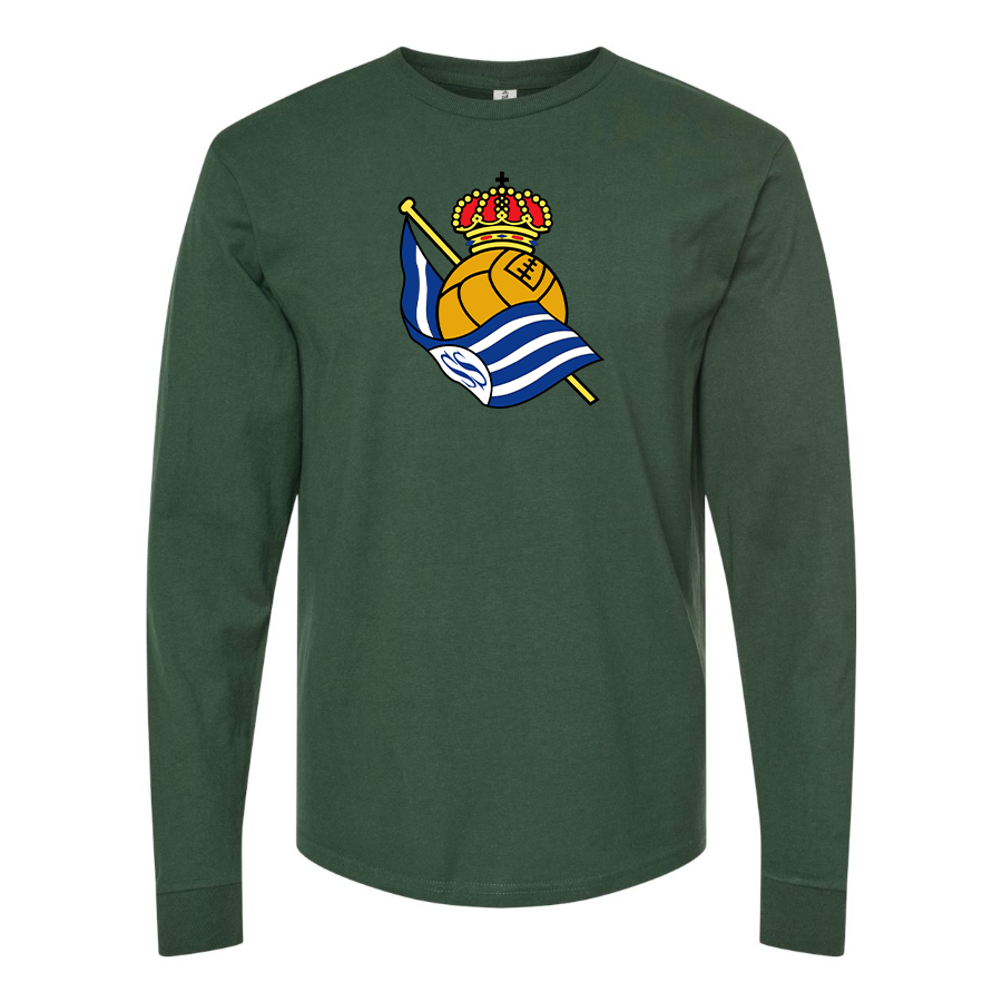 Men's Real Sociedad FC Long Sleeve T-Shirt