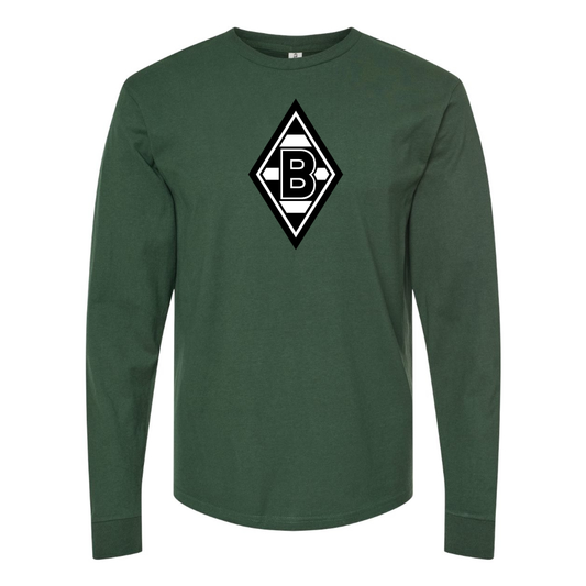 Men's Borussia Monchengladbach FC Cotton Long Sleeve T-Shirt