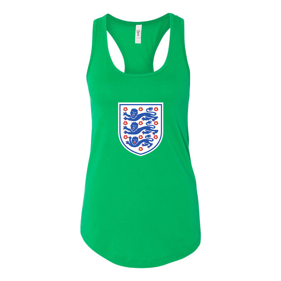 Women's England National Football Team Racerback Tank Top