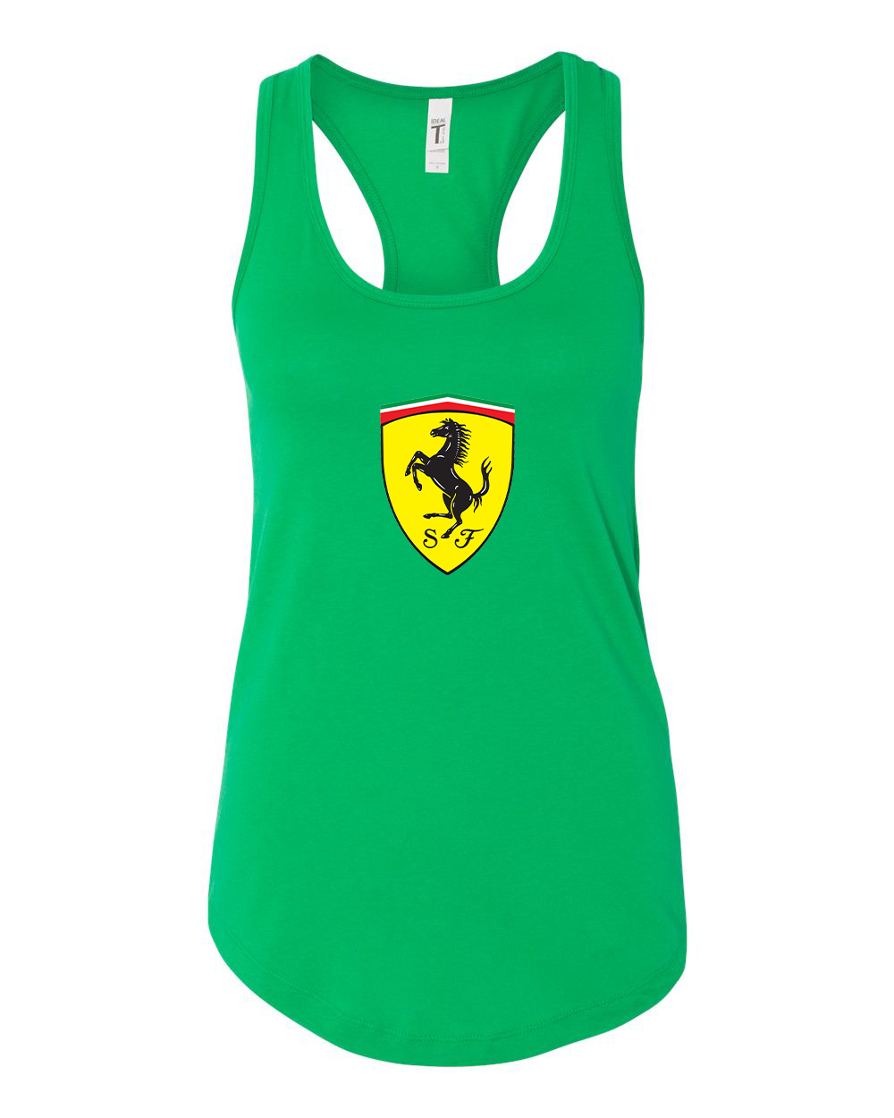 Women's Ferrari Motorsport Car Racerback Tank Top